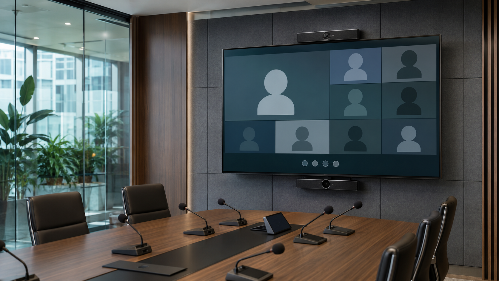 Privacy-safe boardroom video collaboration project