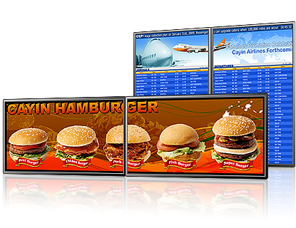 Legacy CAYIN SMP-WEBDUO multi-display digital signage application