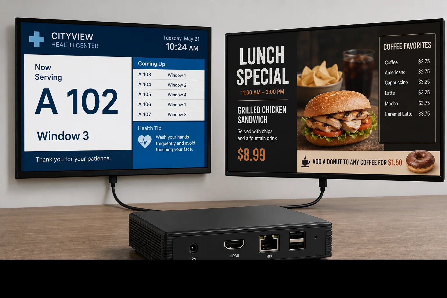 CAYIN SMP digital signage player application reference
