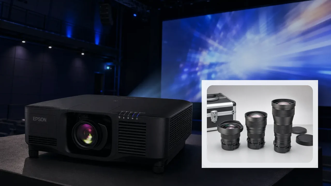 Professional projector and interchangeable lens solutions by PNSS Tech in Malaysia