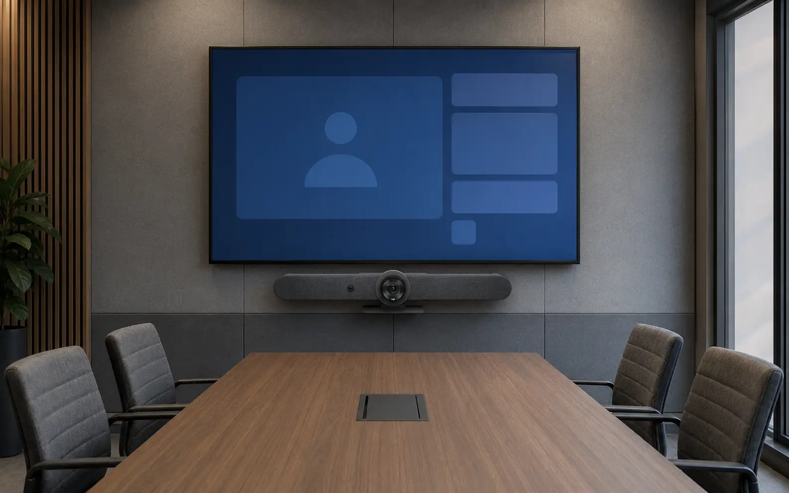 Logitech Rally Bar video conferencing room reference