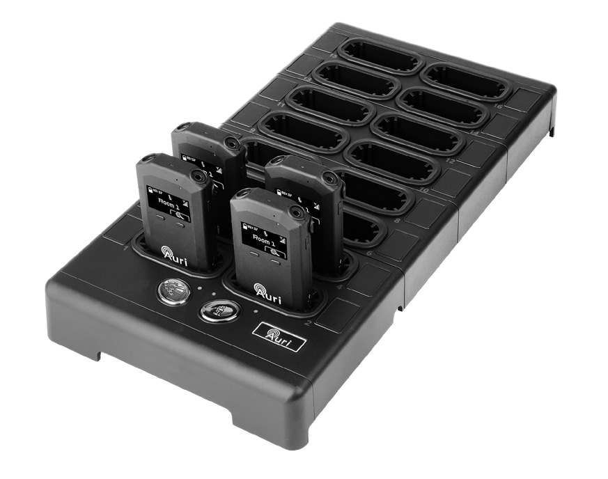 Auri D16 sixteen-unit receiver docking station
