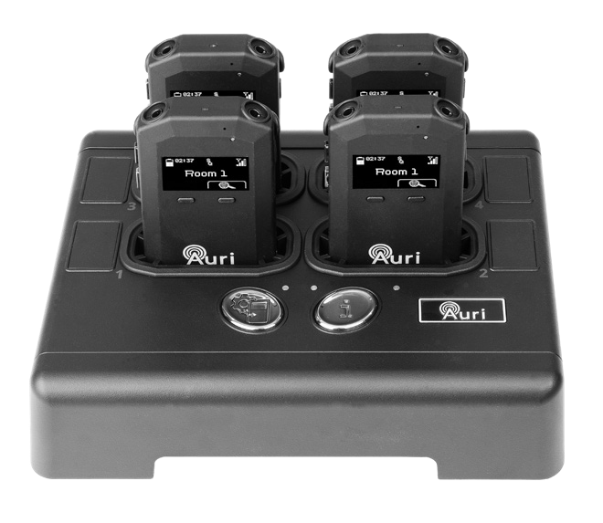Auri D4 four-unit receiver docking station