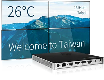 CAYIN SMP-8100 digital signage player with four HDMI outputs