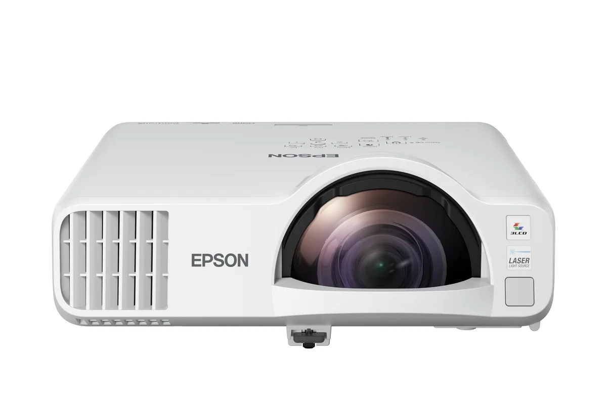 Front product view of Epson EB-L210SF short-throw laser projector