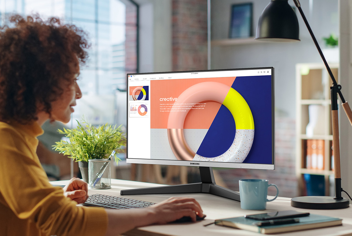 Samsung Essential Monitor S3 S33GC office application