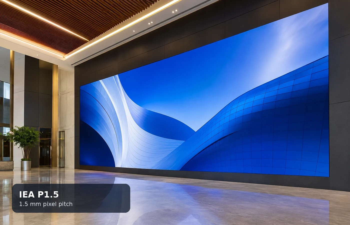 Samsung IEA family LED application identified for IEA P1.5 1.5 mm pixel pitch