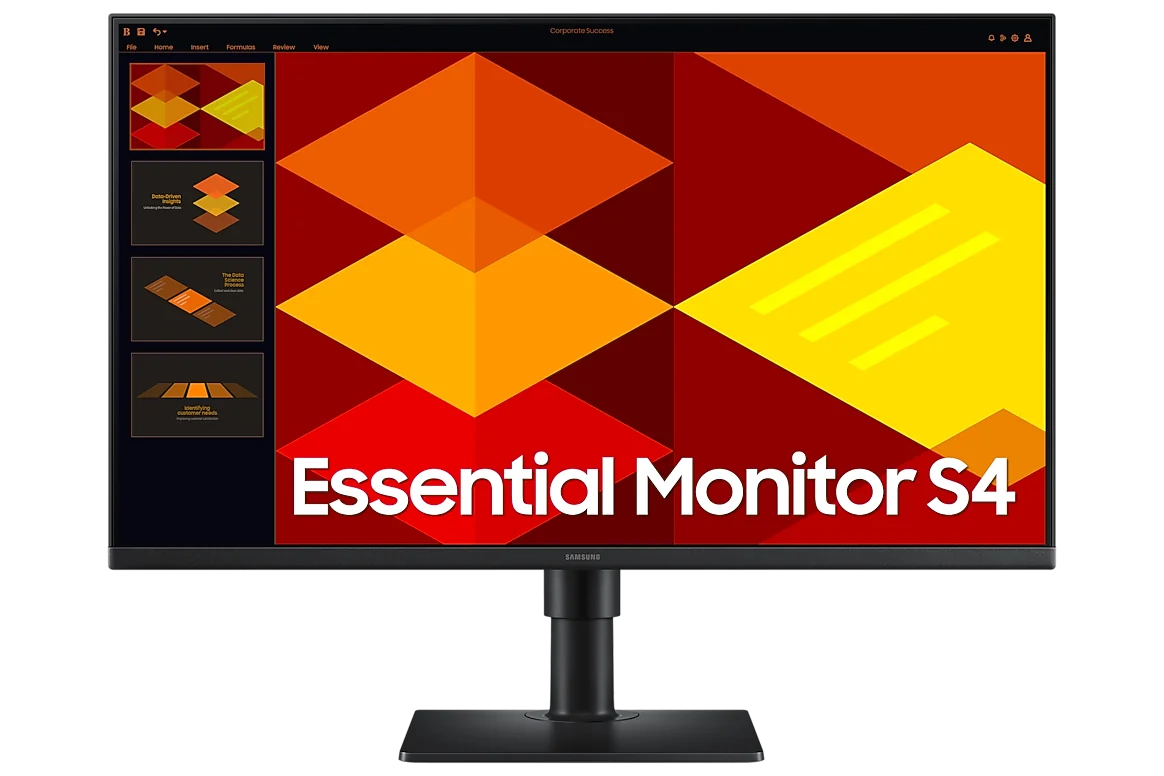 Samsung Essential Monitor S4 S40GD 27-inch LS27D400GAEXXS — front view