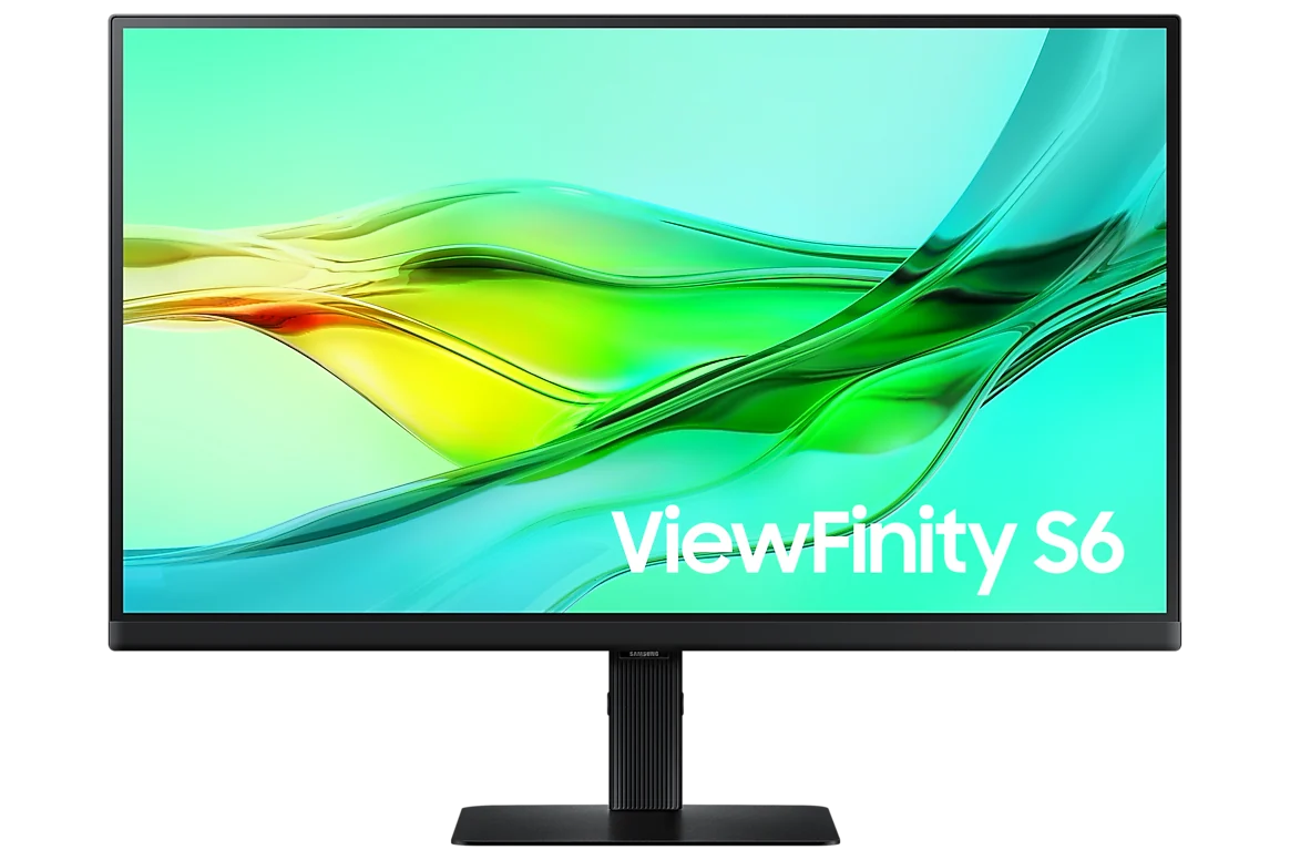 Samsung ViewFinity S6 S60UD 27-inch LS27D604UAEXXS — front view