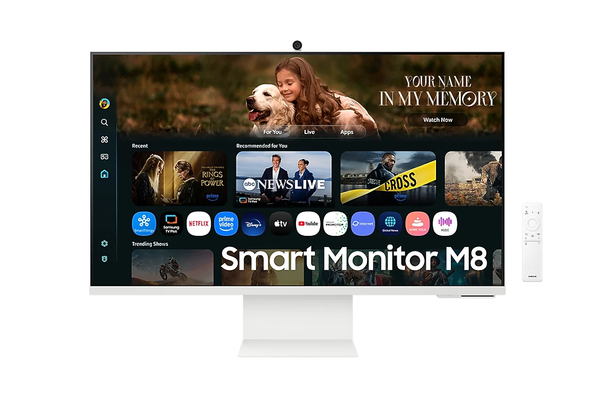 Samsung Smart Monitor M8 M80F 32-inch LS32FM803UEXXS — front view