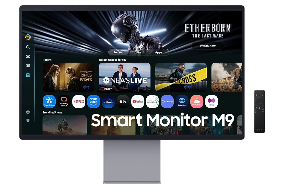 Samsung Smart Monitor M9 M90SF 32-inch LS32FM902SEXXS — front view