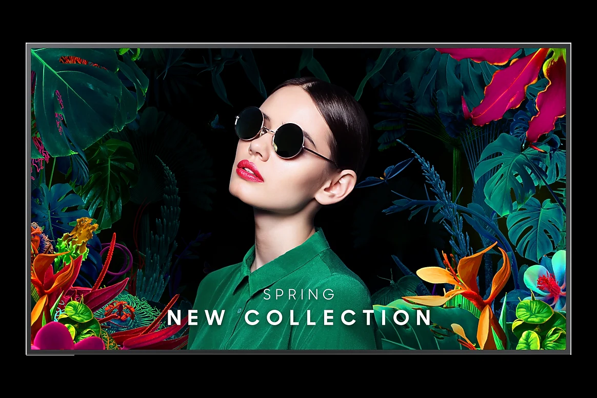 Samsung QMC Crystal UHD signage display product view