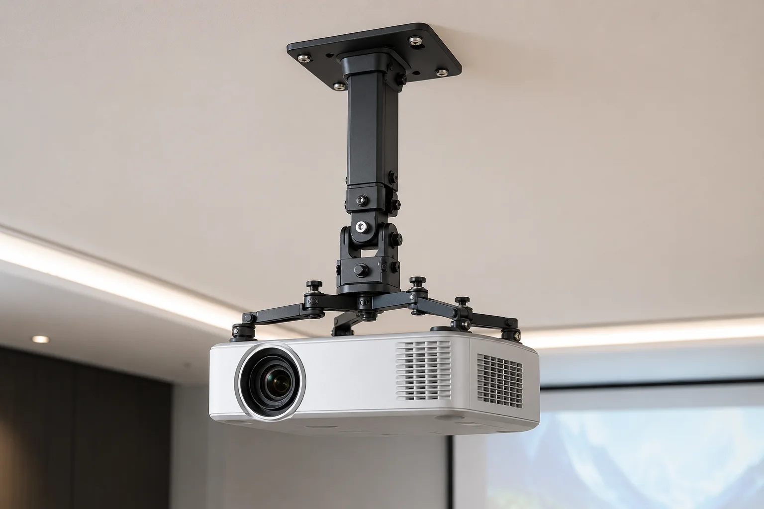 Professional projector ceiling bracket